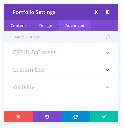 portfolio module