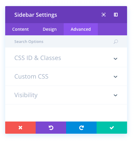 sidebar module