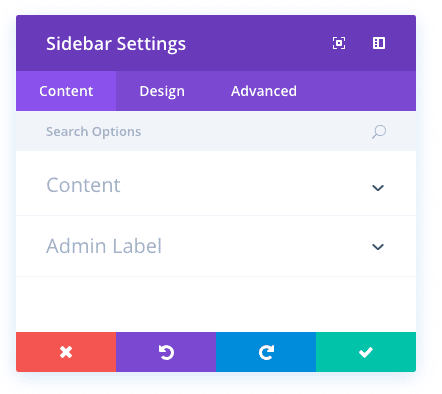 sidebar module