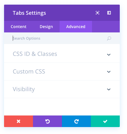 tabs module
