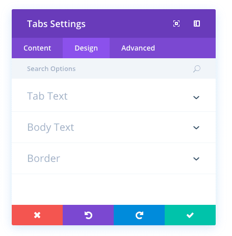 tabs module