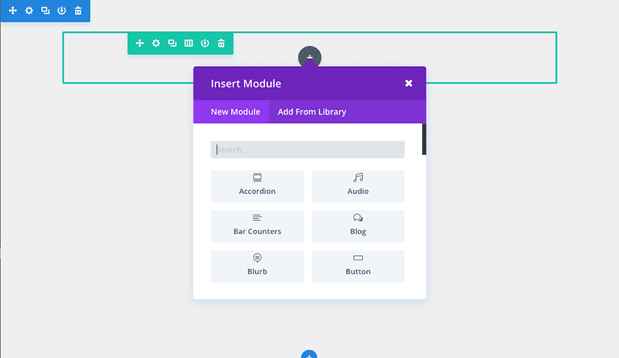 Como posso criar um novo projeto com o Divi?