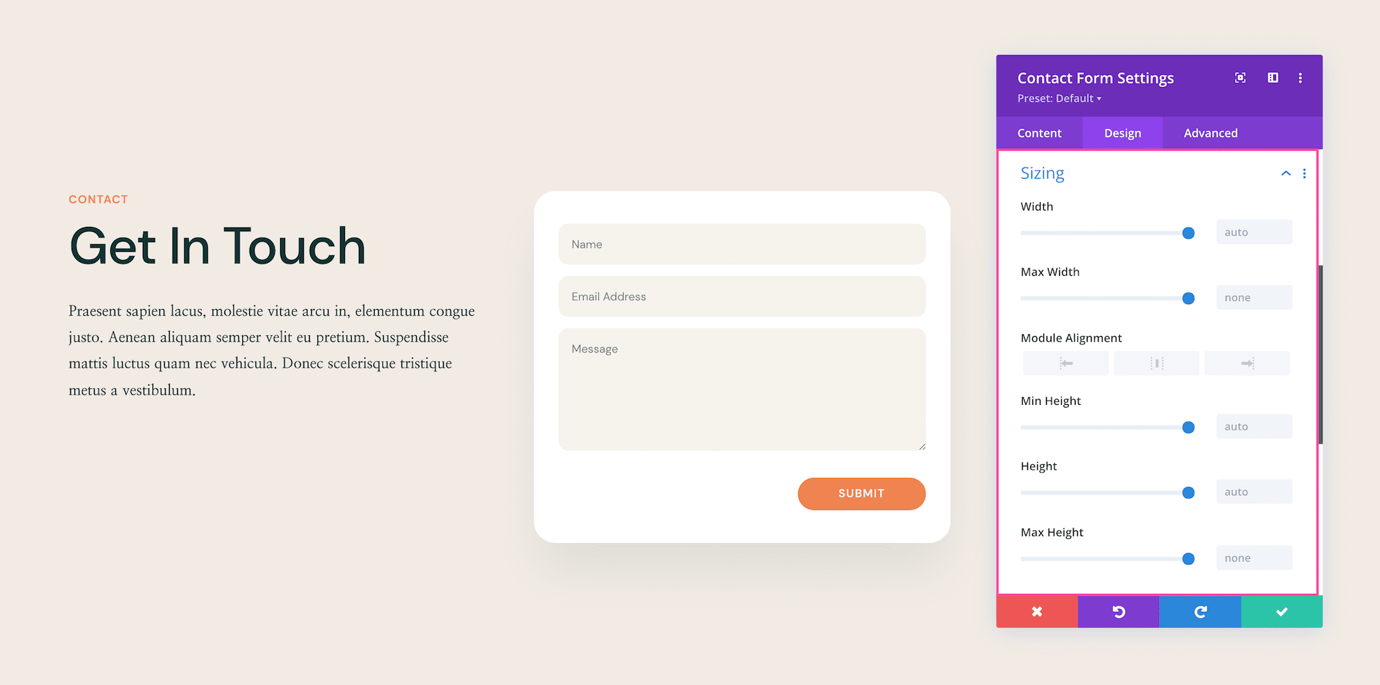 How to use the Divi Contact Form Module