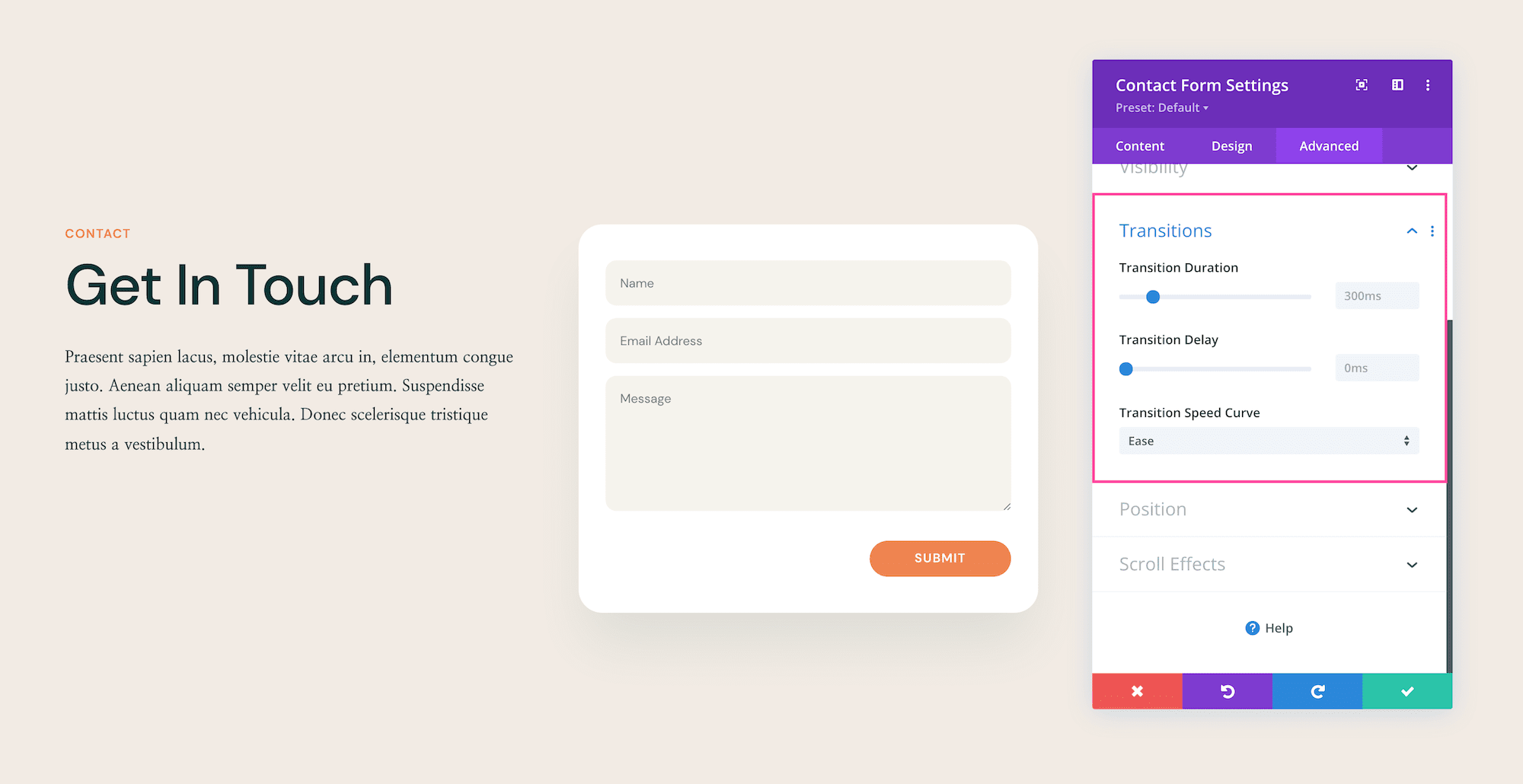 How to use the Divi Contact Form Module