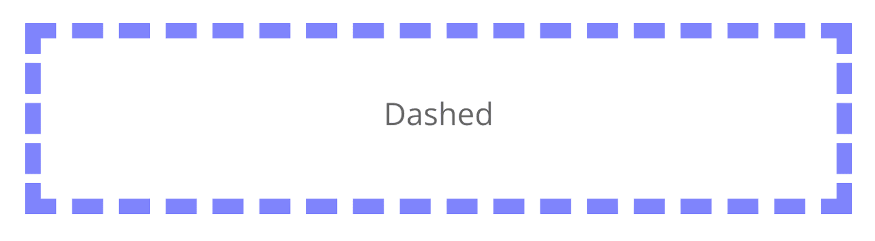 Dashed border in Divi Border Options