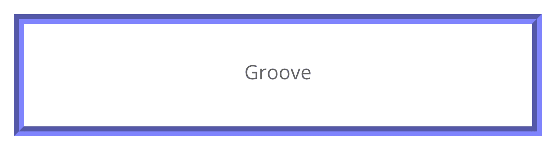 Groove border in Divi Border Options