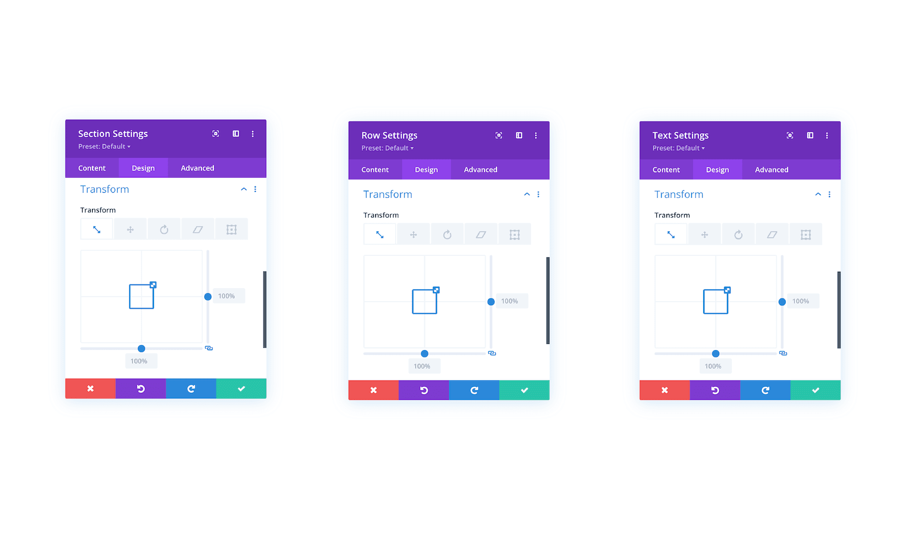 How to use Divi Transform Options