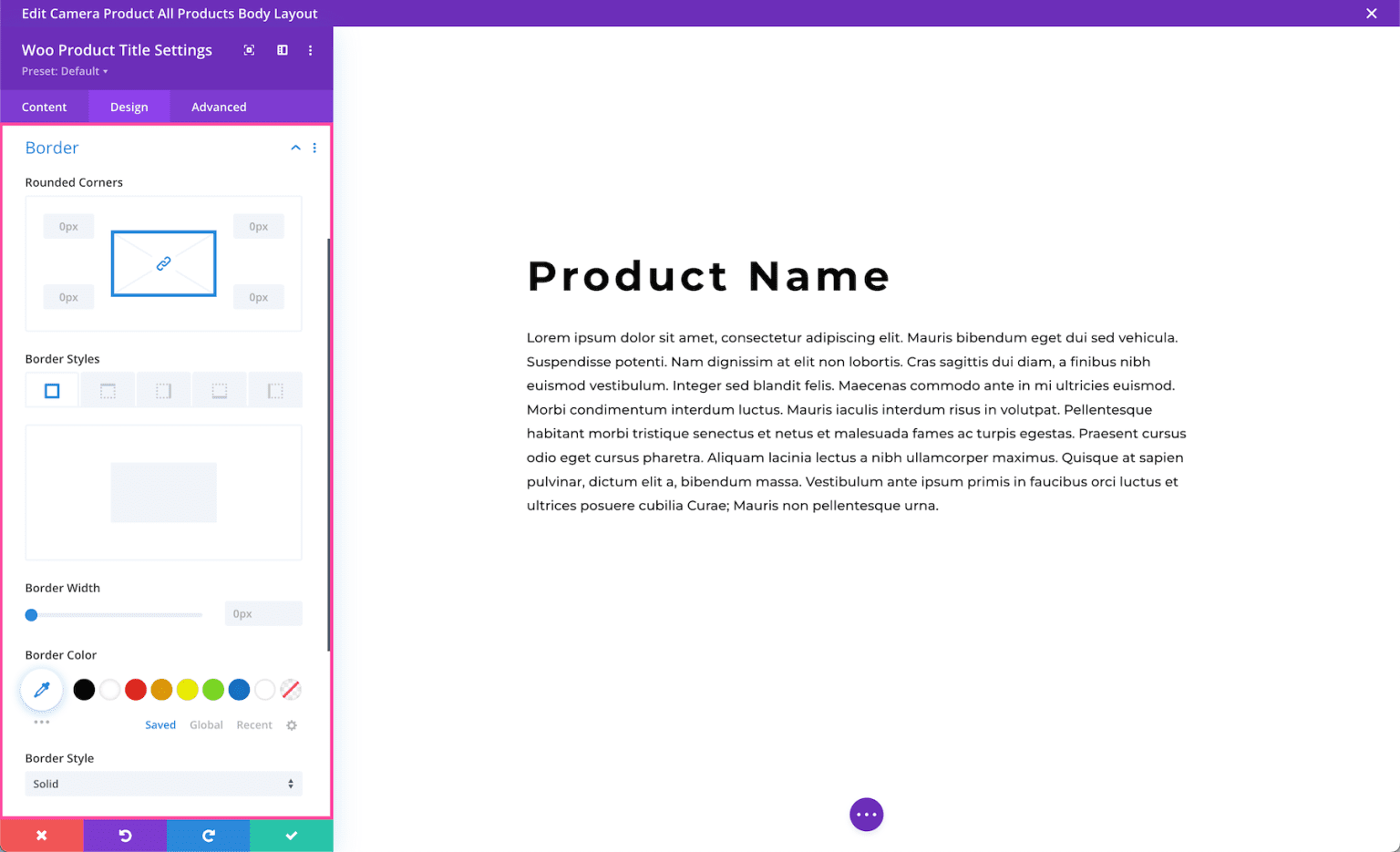 The Divi Woo Product Title Module | Elegant Themes Documentation