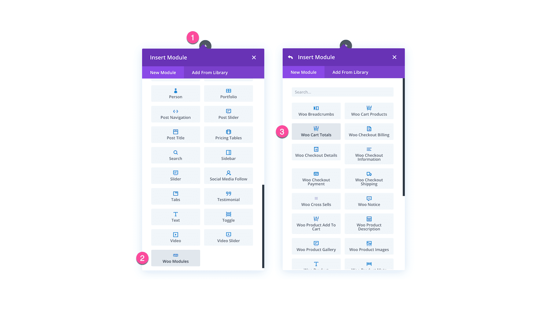 Divi Woo Cart Totals Module