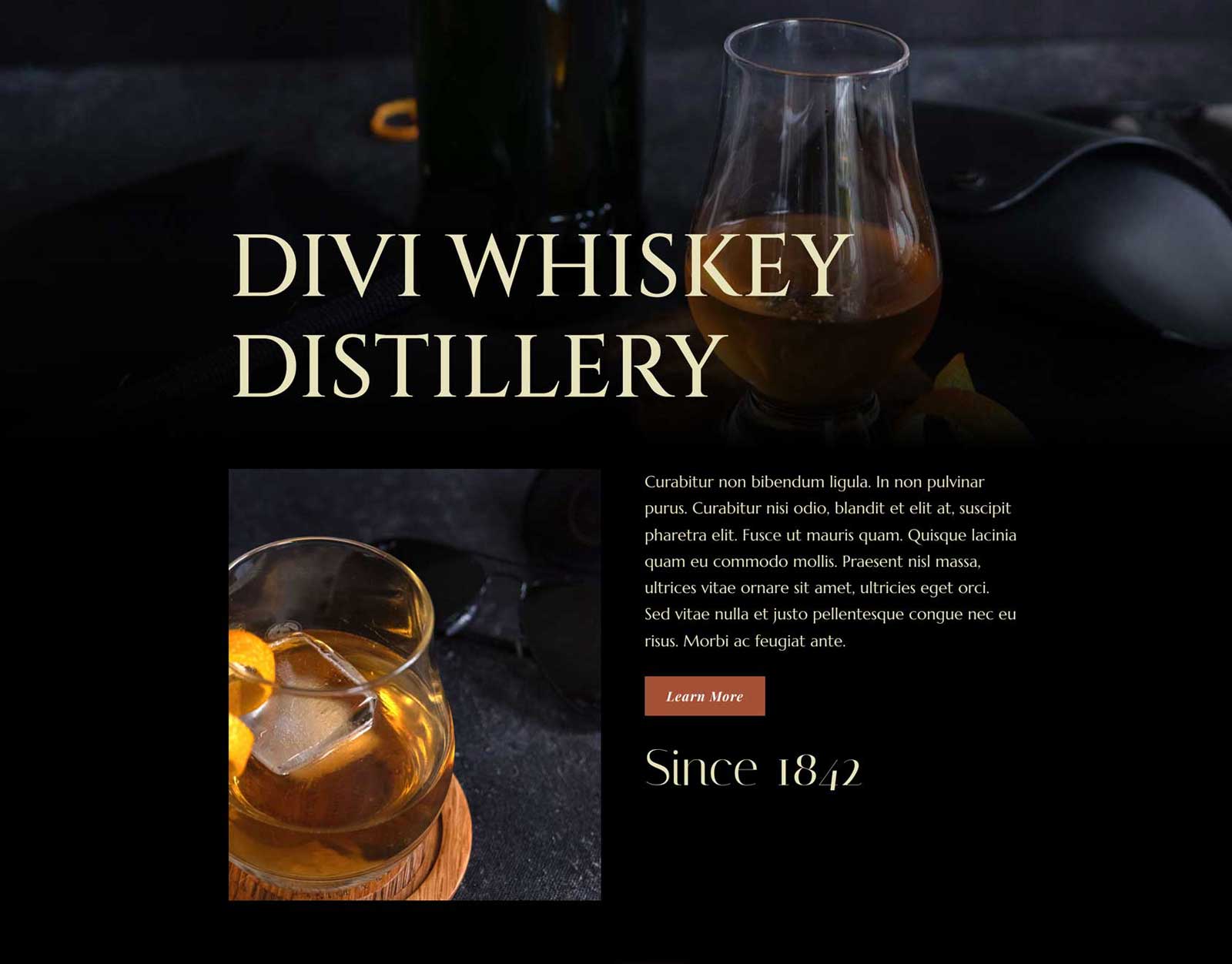 Divi whiskey distillery layout pack