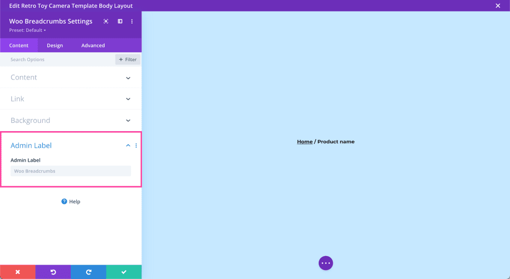 The Divi Woo Breadcrumbs Module | Elegant Themes Documentation