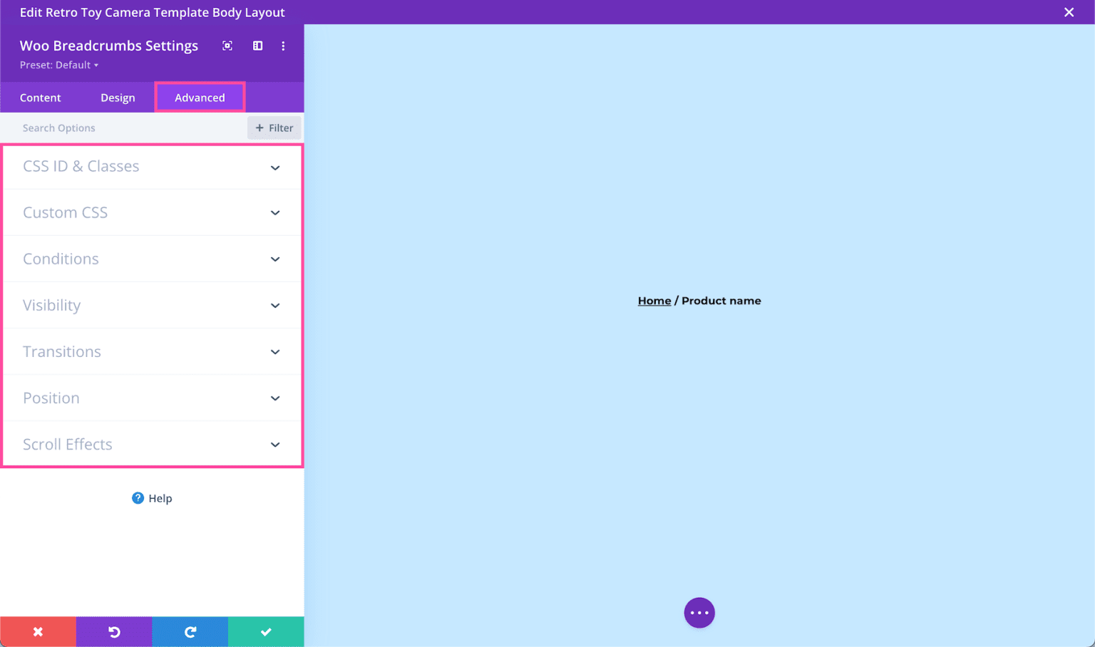 The Divi Woo Breadcrumbs Module Elegant Themes Documentation