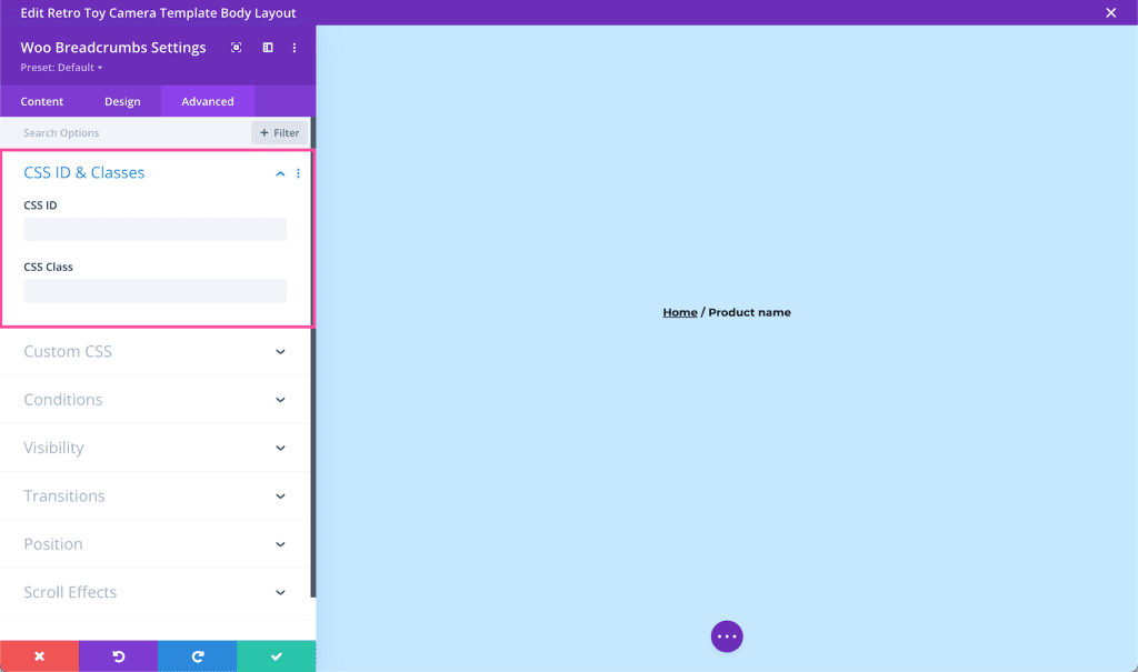The Divi Woo Breadcrumbs Module Elegant Themes Documentation