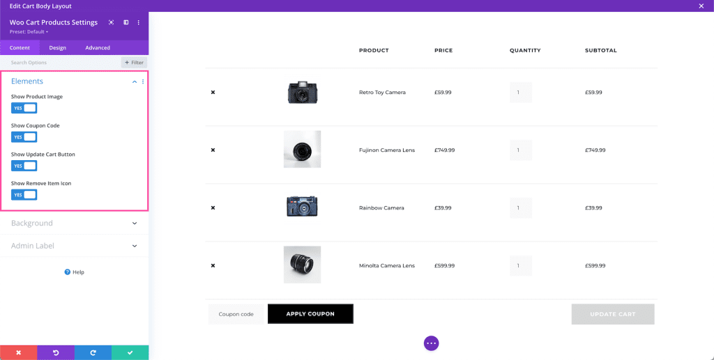 The Divi Woo Cart Products Module | Elegant Themes Documentation