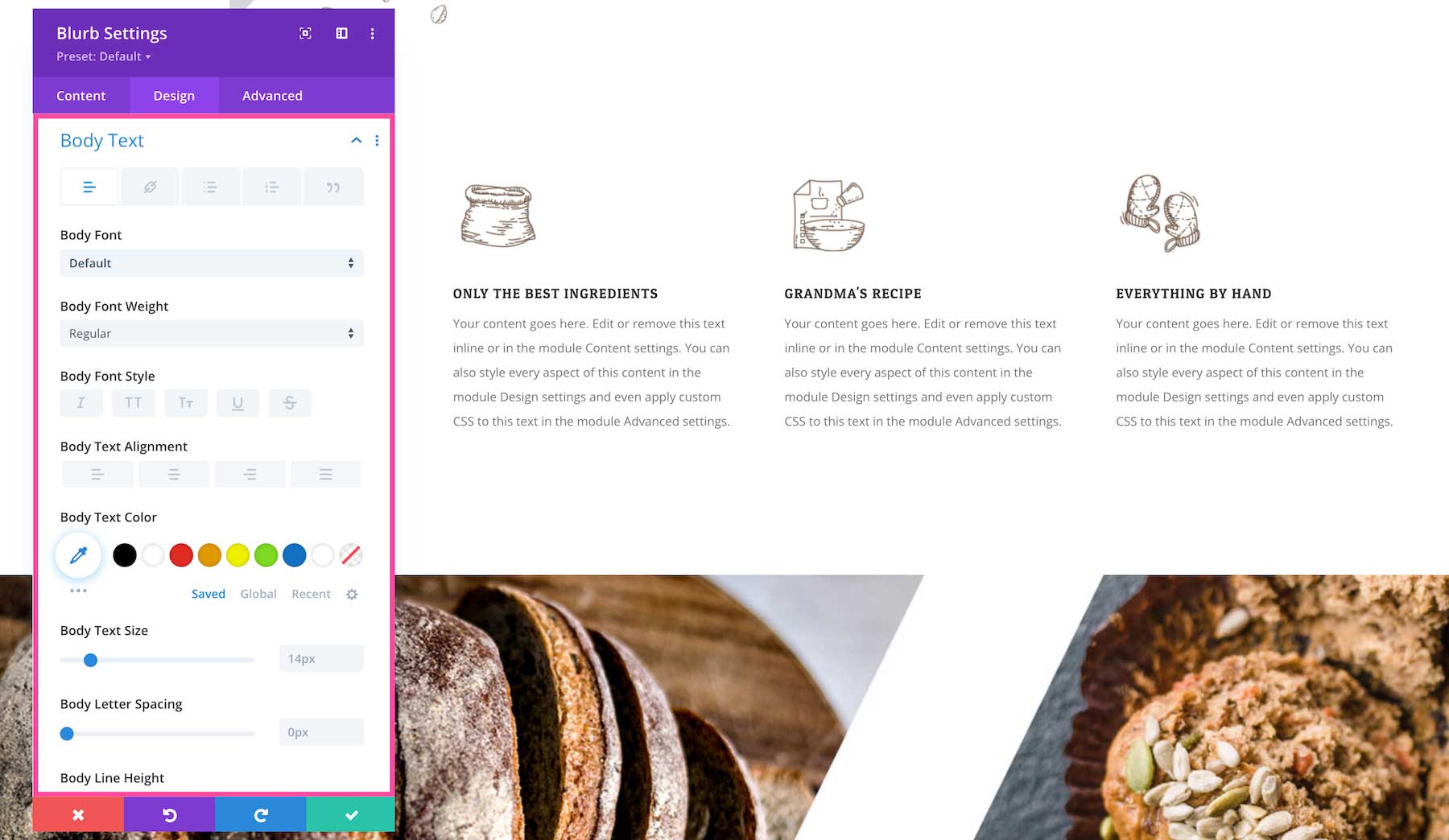 Divi Blurb Module