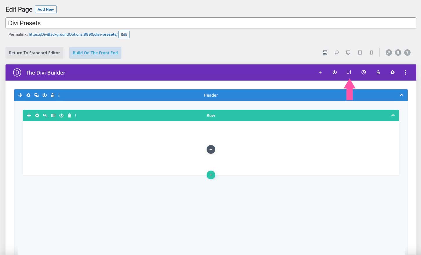 import layout