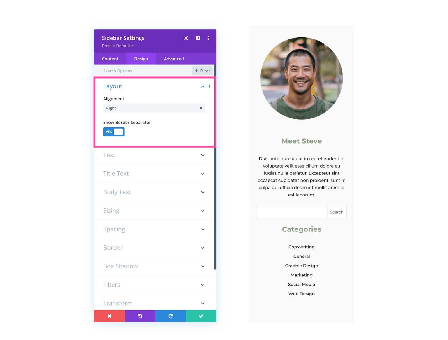 The Divi Sidebar Module Elegant Themes Documentation