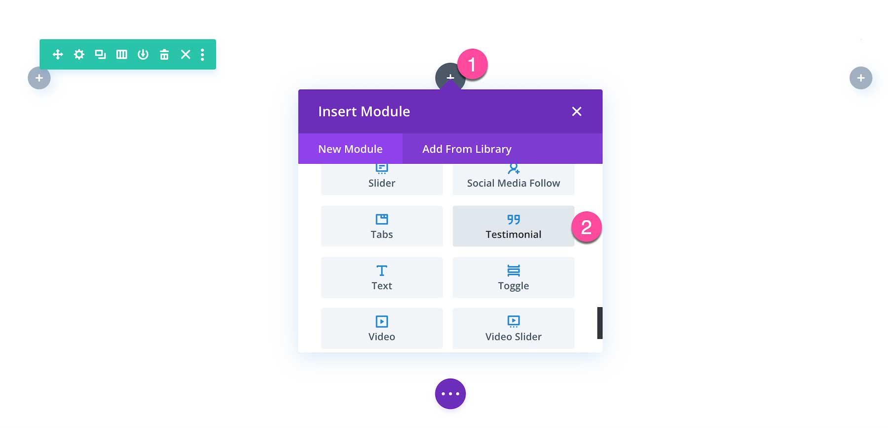 How to add the Divi Testimonial Module