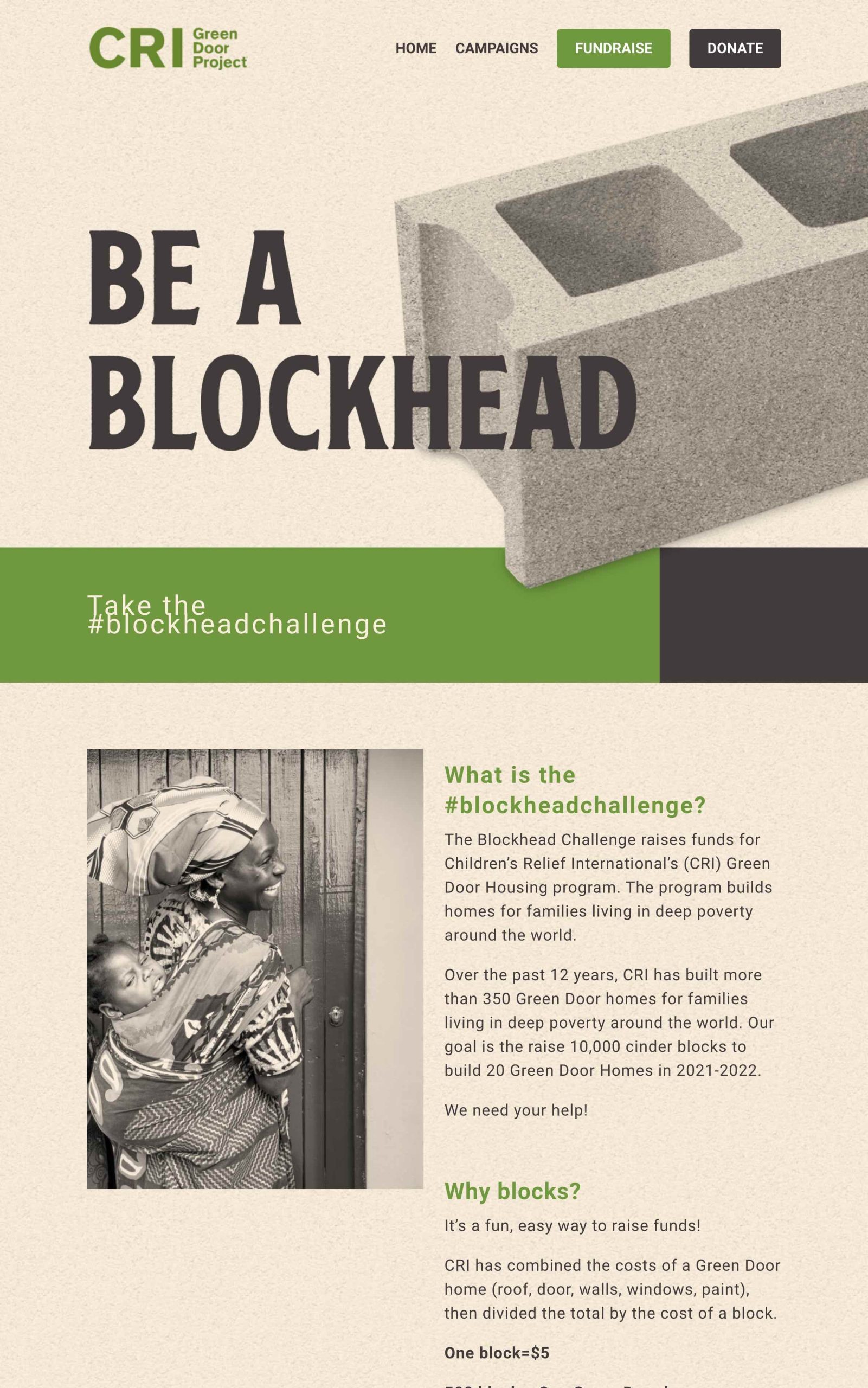 Blockhead Challenge Divi site Example Divi Showcase
