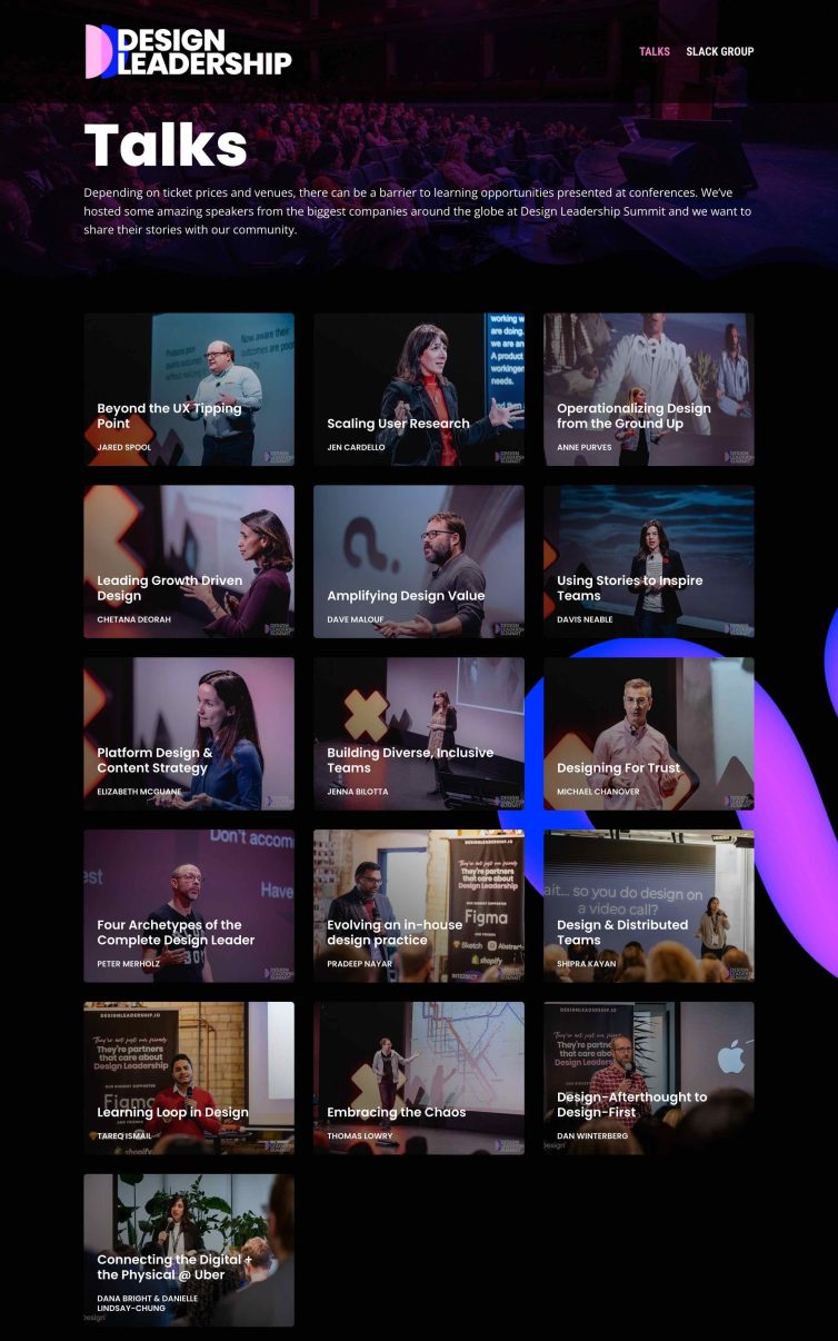 Design Leadership Screenshot 2