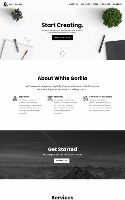 White Gorilla