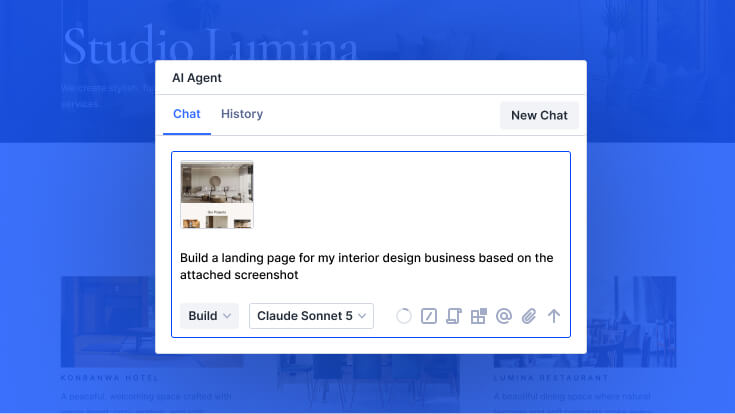 Divi AI Agents in the Visual Builder