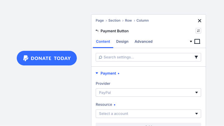 Divi 5 Payment Button module for PayPal and Stripe