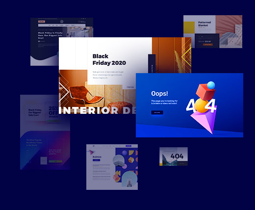 divi builder packs and themes