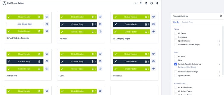 Divi Theme Builder
