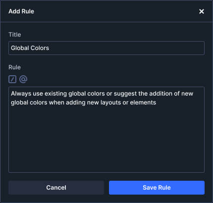 AI Agent Rules