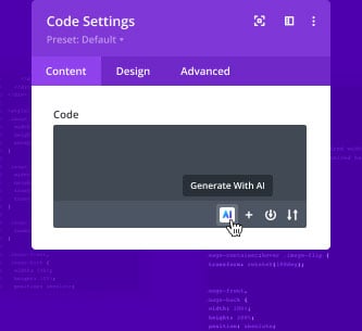 Próximamente Generación de código AI