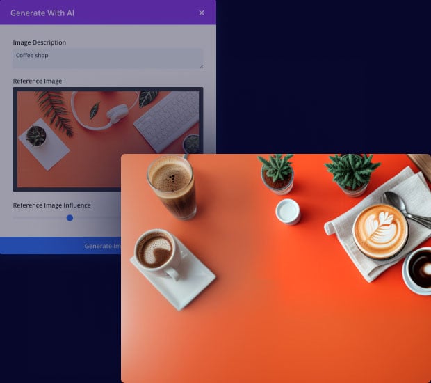 Imagen de referencia de Divi AI