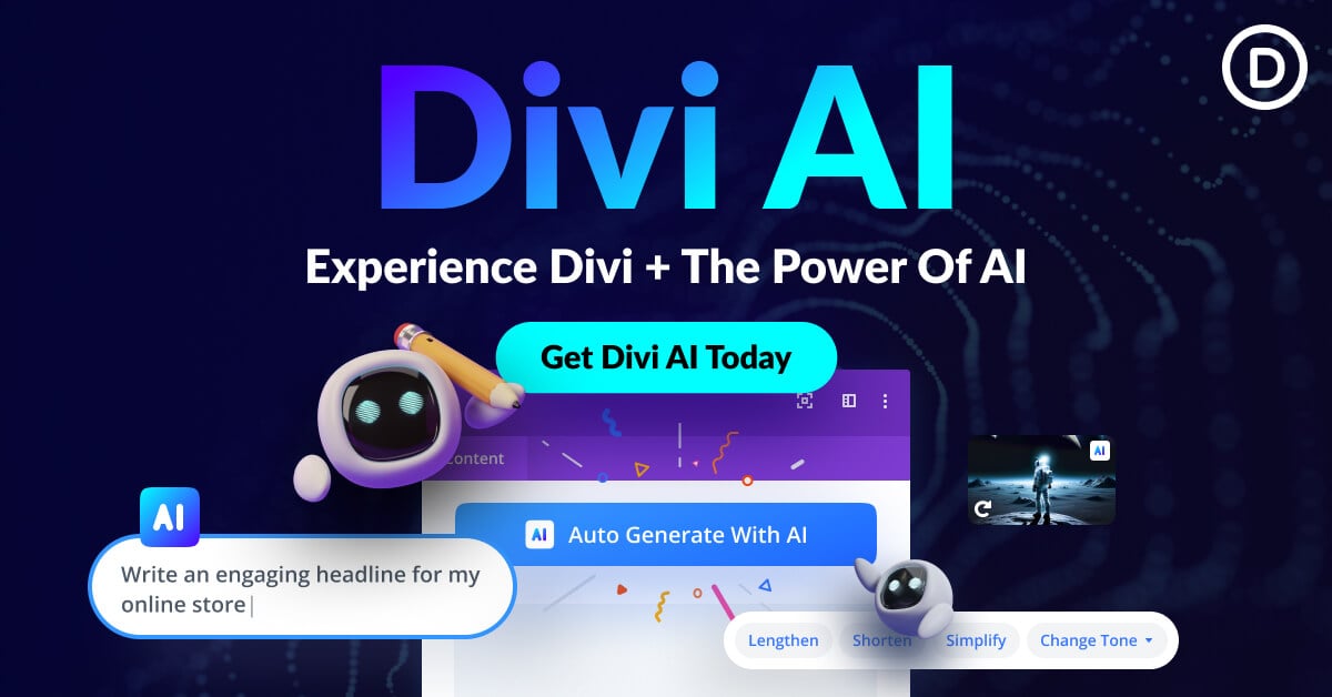 Divi AI - Powerful AI Tools For WordPress