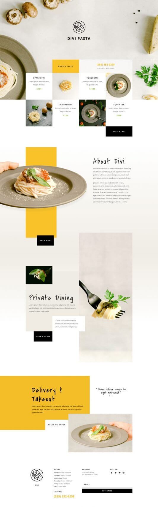 Website Layout