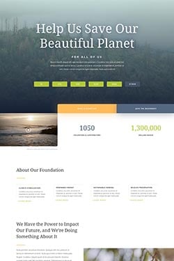 Non-Profit Layout Preview