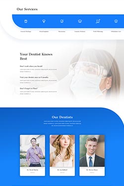 Dentist Layout Preview