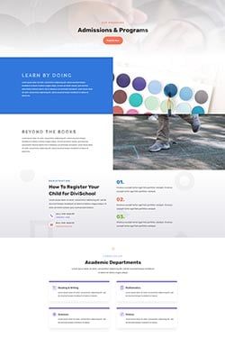 School Layout Preview