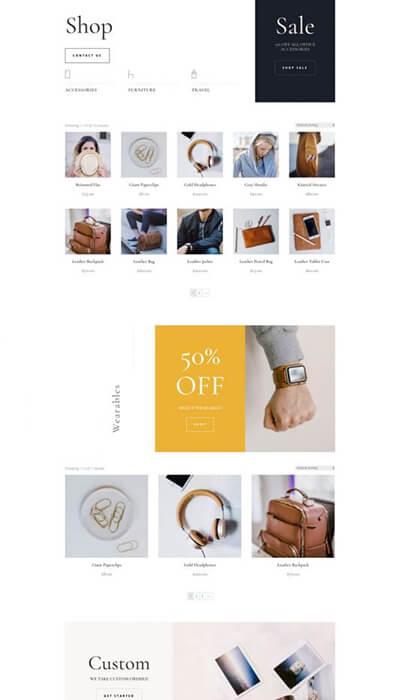 Ecommerce Layout