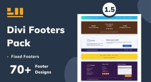 Divi Footers Pack