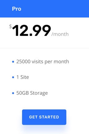 Pricing Table