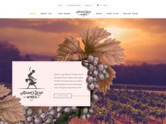 Vignette du site Web d'Adam's Leap Wines