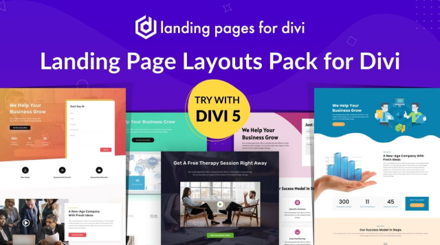 Divi Marketplace Item - Landing Plus