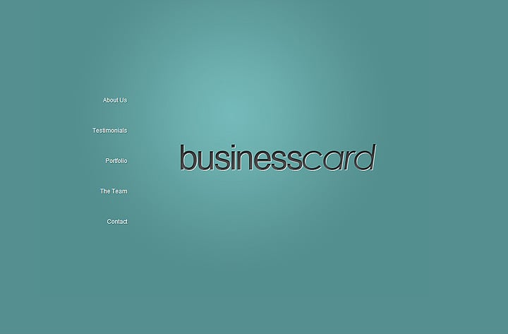 Businesscard WordPress Theme Theme Options