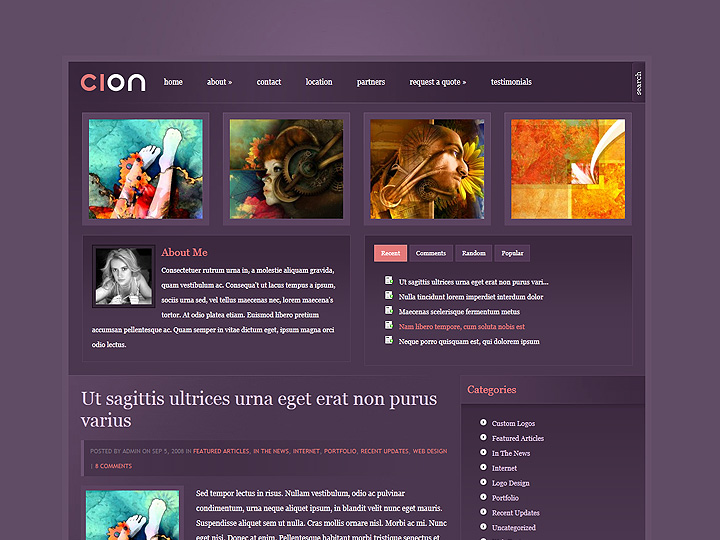 Cion WordPress Theme