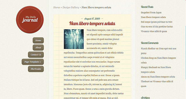 dailyjournal responsive wordpress theme