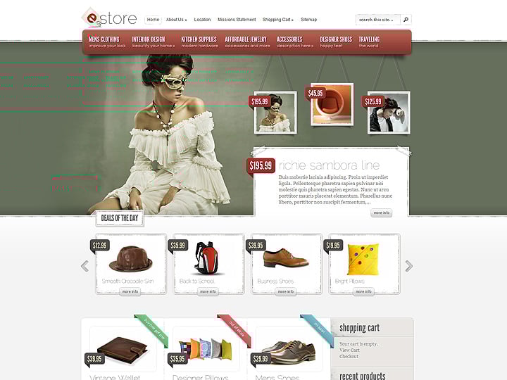 eStore eCommerce WordPress Theme