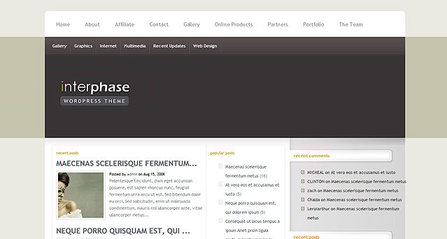 InterPhase WordPress Theme