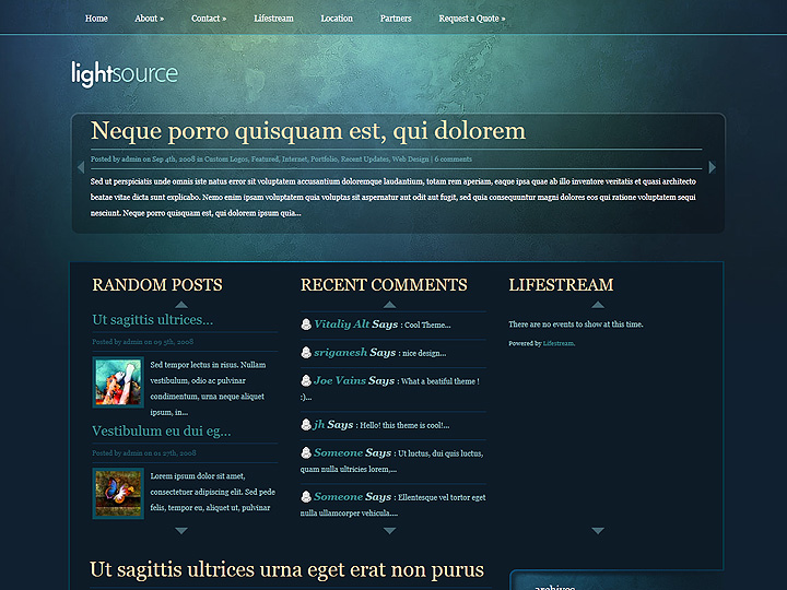 LightSource WordPress Theme