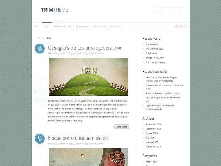 Trim WordPress Theme
