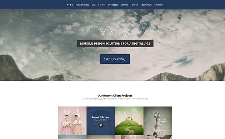 Vertex WordPress Theme